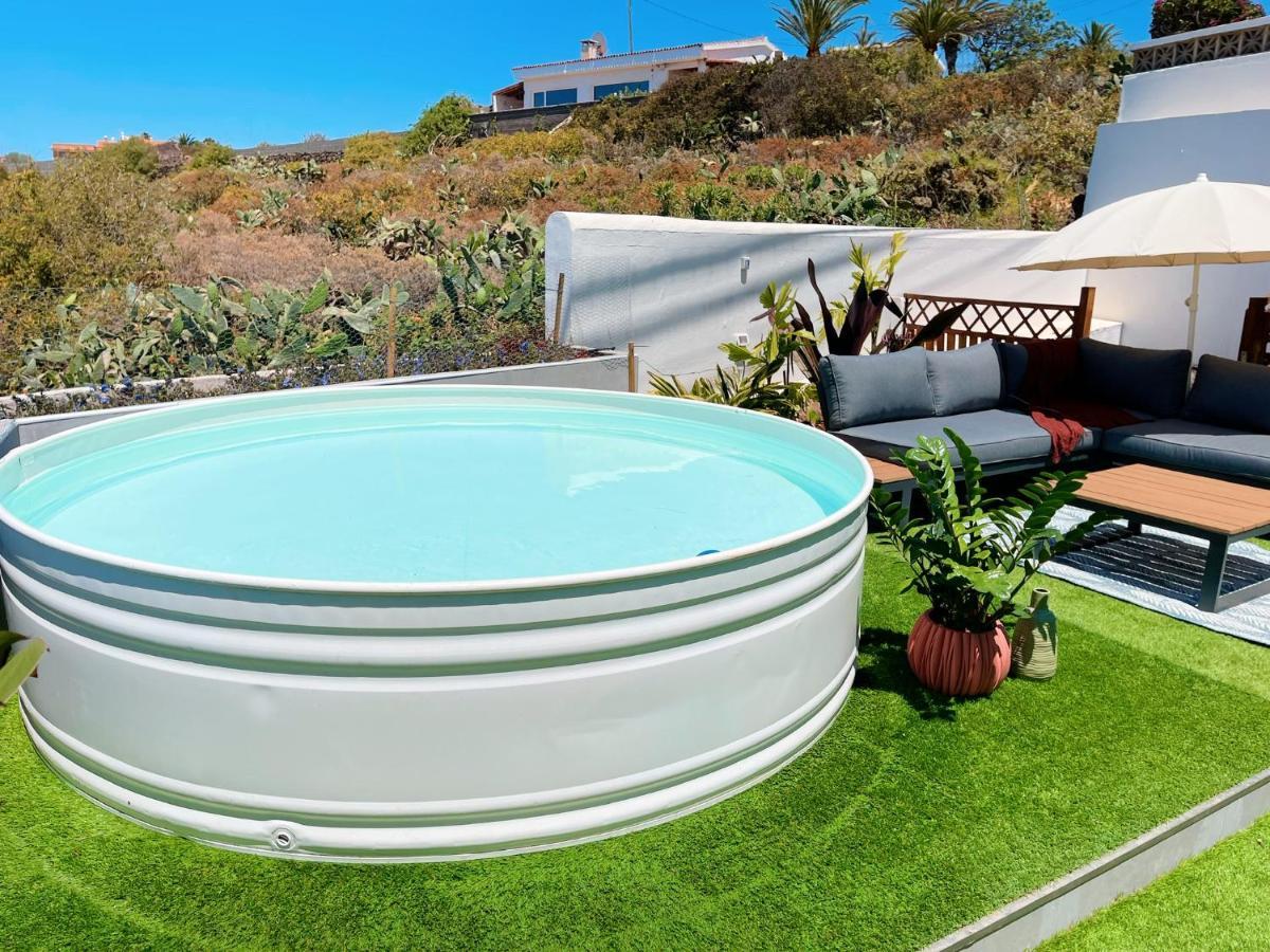 Villa Casa con piscina y jardín con vistas al mar Puerto de la Madera Exterior foto