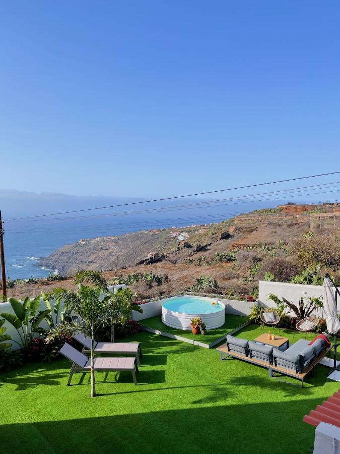 Villa Casa con piscina y jardín con vistas al mar Puerto de la Madera Exterior foto