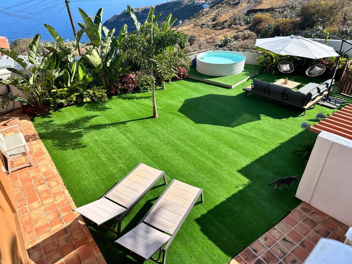 Villa Casa con piscina y jardín con vistas al mar Puerto de la Madera Exterior foto
